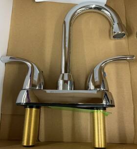 Seasons 158086 Brand New Open Box Cfg Slate 1-handle Bathroom Faucet Chrome