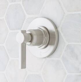 Signature Hardware 448254 Greyfield Volume Control Trim Less Valve Brushed Nickel