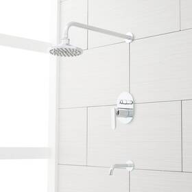 Fh-8320-d26-cp-u Signature Hardware Single Lever Concealed Bath/shower Mixer With