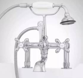 Hl-308-4-nh-cp-u Signature Hardware English Telephone Faucet Body-chrome Hl-308-4-nh-cp-u Signature Hardware English Telephone Faucet Body-chrome