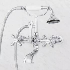 Signature Hardware Sh441128cp English Telephone Faucet Body-chrome