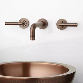 Sh449734orb Signature Hardware Triton Wall-mount Bathroom Faucet - Lever Handles -oil Rubbed Sh449734orb Signature Hardware Triton Wall-mount Bathroom Faucet - Lever Handles -oil Rubbed