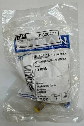 3318005 Sloan Hy109a Brass Actuator Housing Sub Assembly 3318005 Sloan Hy109a Brass Actuator Housing Sub Assembly