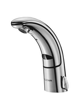 Sloan 3335001 Optima Battery Powered Chrome Deck Mounted Sensor Faucet