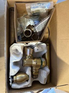 Sloan 3520020 Crown Flushmeter Model 152-1.28 Chrome Plate Finish