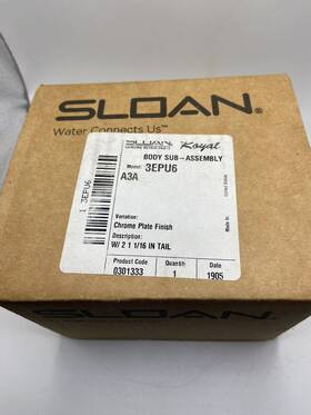 Sloan 3epu6 Body Sub-assembly