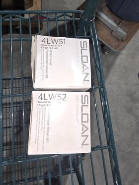 Sloan 4lw51 Replacement Kit