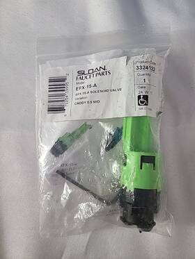Sloan Efx-15-a Solenoid Valve Caddy 0.5 Mid Product New Sku 671254399952