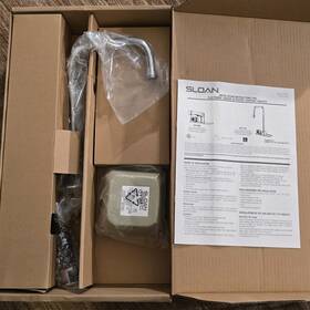 Etf770-8 Sloan Optima Sensor Operated Gooseneck Faucet Chrome 2.2 Gpm Nib Etf770-8 Sloan Optima Sensor Operated Gooseneck Faucet Chrome 2.2 Gpm Nib