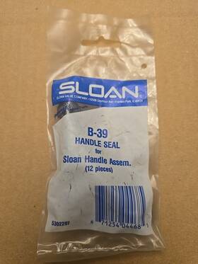 Sloan Valve Company 5302297 B-39 Handle Seal For Assembly One Pack Of 12 Pieces