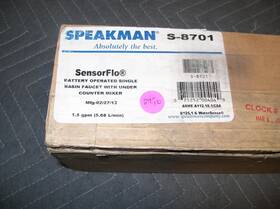 S-8701 Speakman 671252004049 #s-8701 Sensorflo Battery Operated Single Basin Faucet/1.5 Gpm Nos