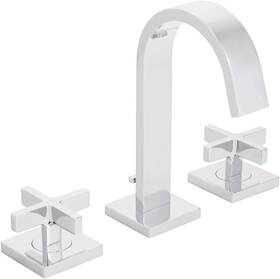 Speakman Cd521 Lura Widespread Bathroom Faucet W Platform Cross Handles Chrome