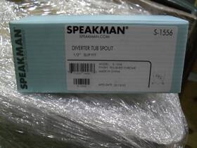 Speakman S-1556 1/2 Inch Slip Fit Diverter Tub Spout Chrome