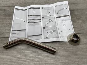 Speakman S-2500-pn 7 Inch Commercial Brass Shower Arm And Flange