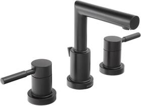 Speakman Sb-1021-e-mb Neo Widespread 2 Handle Lever Bathroom Faucet Matte Black