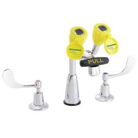 Speakman Sef-1800-ca-bo Eyesaver .5 Gpm Widespread Laboratory - Chrome
