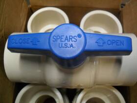 Spears 1922r-020 2 Inch Cts Cpvc Ball Valve