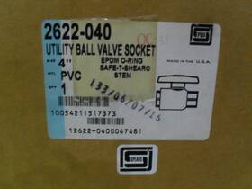 Spears 2622-040 4 Inch Pvc Utility Ball Valve Socket S2