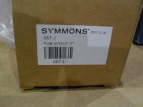 Symmons 067-1 Tub Spout Slip 7 Inch Chrome