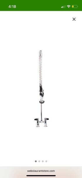 5pr-4d00 T&s Equip By Brass Deck Mounted 34 Inch High Pre-rinse Faucet 5pr-4d00 T&s Equip By Brass Deck Mounted 34 Inch High Pre-rinse Faucet