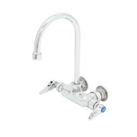 B-0345 T&s Wall Mounted Faucet 4 Oc With Goosneck Spout B-0345 T&s Wall Mounted Faucet 4 Oc With Goosneck Spout