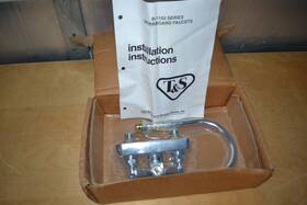 T&s B-114 New T&s B-1146 Workboard Faucet 4 Inch Wall Mount 133x Swivel Gooseneck Lever Y