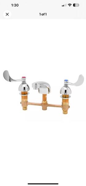 B-2990-wh4-vf05 T & S T&s Brass Concealed Body 8-inch Centers Cast Spout 4-inch Wrist B-2990-wh4-vf05 T & S T&s Brass Concealed Body 8-inch Centers Cast Spout 4-inch Wrist