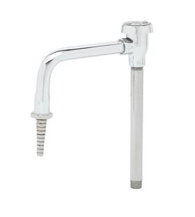 Bl-5560-01 T&s Brass Rigid Gooseneck With Vacuum Breaker Serrated Tip 3/8 Npt Bl-5560-01 T&s Brass Rigid Gooseneck With Vacuum Breaker Serrated Tip 3/8 Npt