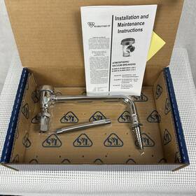 Bl-5560-02 T&s Brass Bl-5560-2 Gooseneck With Vacuum Breaker Serrated Tip Swivel 3/8 Npt Bl-5560-02 T&s Brass Bl-5560-2 Gooseneck With Vacuum Breaker Serrated Tip Swivel 3/8 Npt