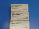 Telecrafter Clips U.. 3 400 Boxes 5 Box Pb-3 Cat Telecrafter Clips U.. 3 400 Boxes 5 Box Pb-3 Cat