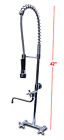 Tommy-kitchen-dropdown-faucet Mtn Gearsmith New Commercial Kitchen Wall Pre-rinse Faucet Wi 12 Add-on 632181704509