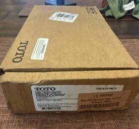 Toto Tels101#cp Automatic Lavatory Faucet In Chrome Spout Kit Set New Open Box