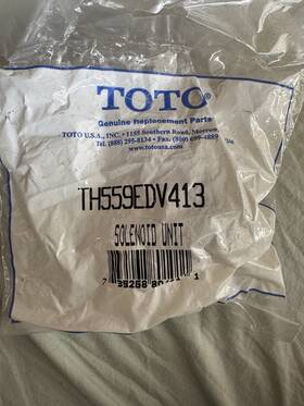 Toto Th559edv413 Solenoid Unit For Sensor Faucet New Old Stock