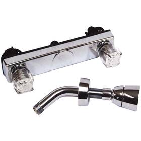 United States Hardware P-008pn 8 Inch Centers 2-valve Exposed Mobile Home Shower Faucet