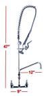 Very-hd-pre-rinse-faucet Mtn Gearsmith New Commercial Kitchen Heavy Duty Wall Pre-rinse Faucet Wi 12 Add-on 670541397268 Very-hd-pre-rinse-faucet Mtn Gearsmith New Commercial Kitchen Heavy Duty Wall Pre-rinse Faucet Wi 12 Add-on 670541397268