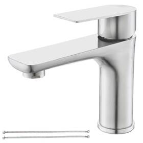 Vsunhoo Tdlbf019l Single Hole Bathroom Faucet Stainless Steel Faucets Brushed Nickel