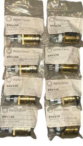 Watersaver Faucet Co Bnv100 Qty 8 Right Hand Renewable Unit Compression Control Assy. 1c
