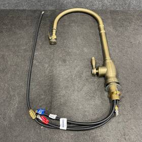Waterstone 5500-mab Pull Down Kitchen Faucet Extended Reach Matte Antique Brass