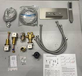 Smg-19006bn Wellfor 19006bn 3-handle Deck Mounted Waterfall Roman Tub Faucet