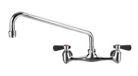 Whitehaus Whfs812-c Whfs812 Noah Double Handle Wall Mounted Laundry Faucet - Chrome