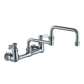 Whitehaus Whfs9814-008dj-c Whfs9814-008dj 1.5 Gpm Wall Mounted Double Handle - Chrome