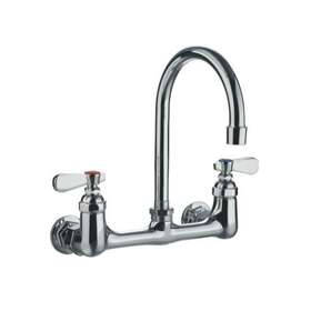 Whitehaus Whfs9814-p4-c Whfs9814-p4 1.5 Gpm Wall Mounted Double Handle Laundry - Chrome