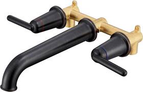 Wintap 9805orb Wall Mount Bathroom Faucet Oil Rubbed Bronze 8.5 Inch 3 Holes