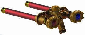Woodford 22px-8-mh Horizontal Freezeless Wall Faucet Provides Hot And Cold Water