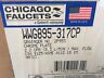 Wwg895-317cp Chicago Faucets Gooseneck Faucet With Wristblade Handles