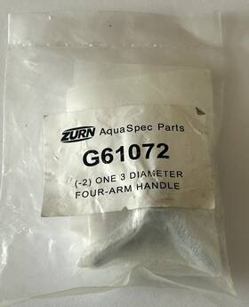 G61072 Zurn Aquaspec Parts -2 One 3 Diameter Four-arm Handle - New