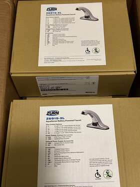 Z6915-xl-mt Zurn - Aquasense E-z Sensor Faucet Replaces 4 In Center Faucets Z6915-xl-mt Zurn - Aquasense E-z Sensor Faucet Replaces 4 In Center Faucets