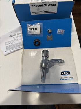 Z86100-xl-25m Zurn New Aquaspec Single Basin Metering Faucet Slow Close Z86100-xl-25m Zurn New Aquaspec Single Basin Metering Faucet Slow Close