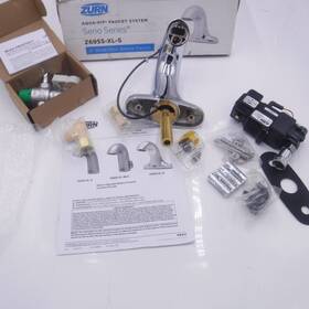 Zurn Zs6955-xl-s Aqua-fit Serio Series 4 Inch Wide Base Sensor Faucet Chrome 0.5gpm
