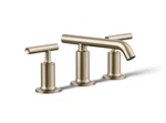 Kohler Purist K-14410-4-BV Widespread Bathroom Sink Faucet Drain Brushed Bronze. Fixed Price $644.10.